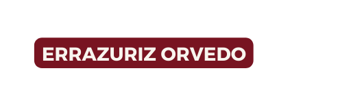 ERRAZURIZ ORVEDO